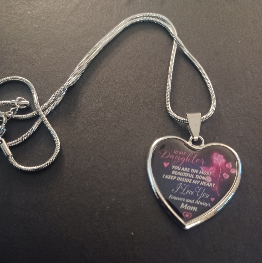 To My Daughter Necklace